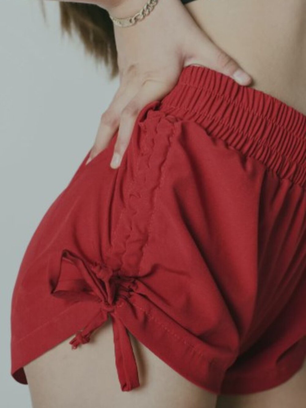 Daroch Dance Freedom Cinch Side Shorts - Red - Size 10